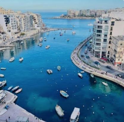 Ferienwohnung Sea Breeze Penthouse And Terrace Qawra St Paul'S Bay St. Paul's Bay Exterior foto